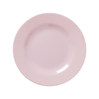 Soft Pink Melamine Kids or Side Plate by Rice DK